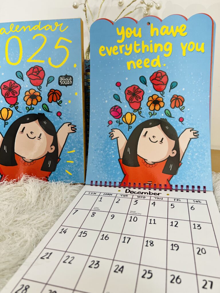 Lost in the World of Alicia Souza: A Planner Lover's Journey - Hanging Calendar - TheMemoryBites