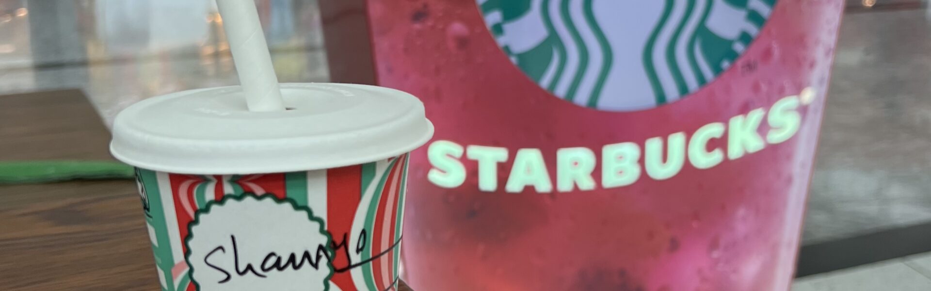 A Day at Starbucks: Drinks, Details, and Delight - Mango Dragonfruit Lemonade Refresher - TheMemoryBites