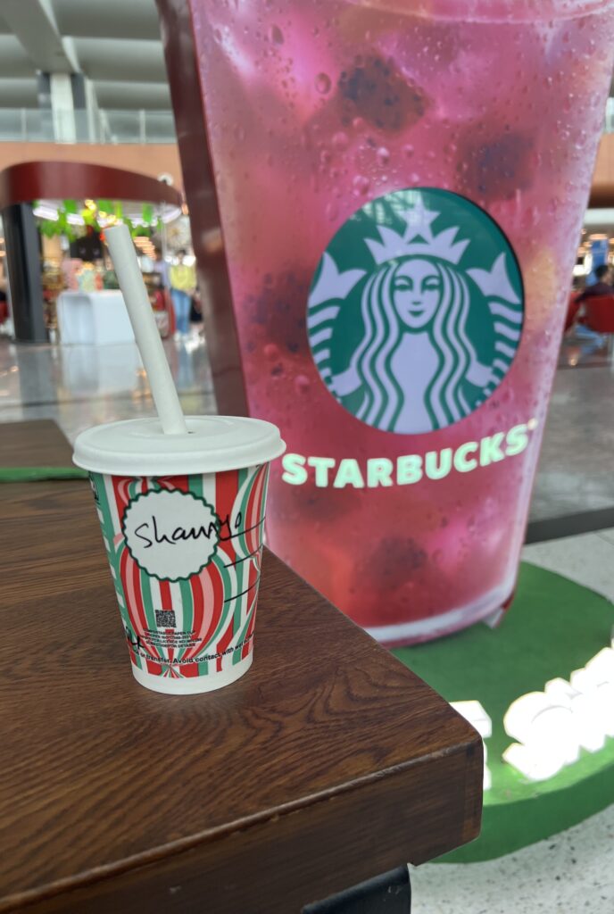 A Day at Starbucks: Drinks, Details, and Delight - Mango Dragonfruit Lemonade Refresher - TheMemoryBites