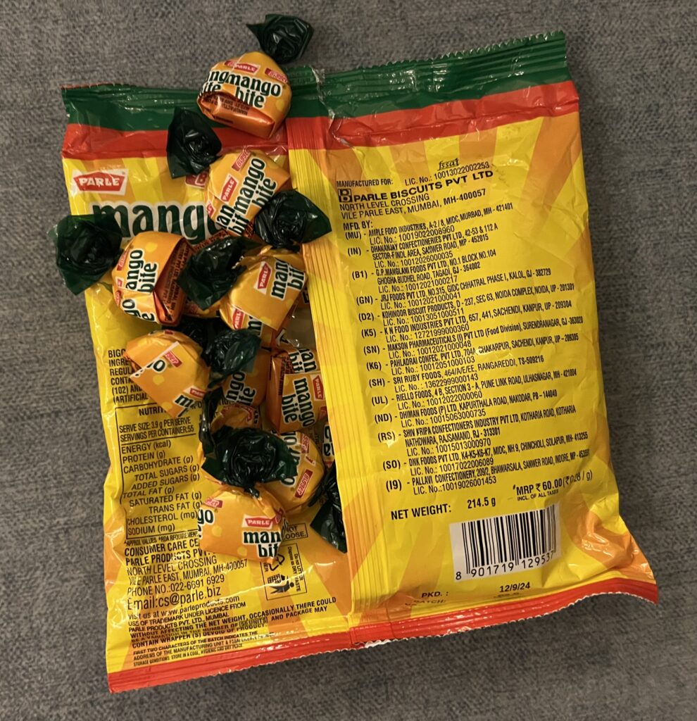 The Parle Mango Bite: A Candy That Still Holds Up - Candies Back - TheMemoryBites