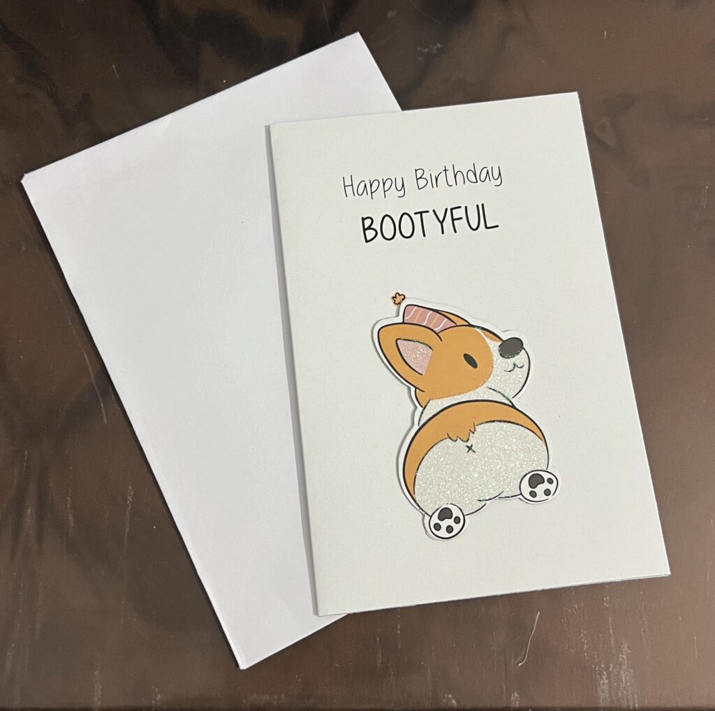 Card-tastic Finds at Itsybitsy - Happy Birthday Bootyful - TheMemoryBites