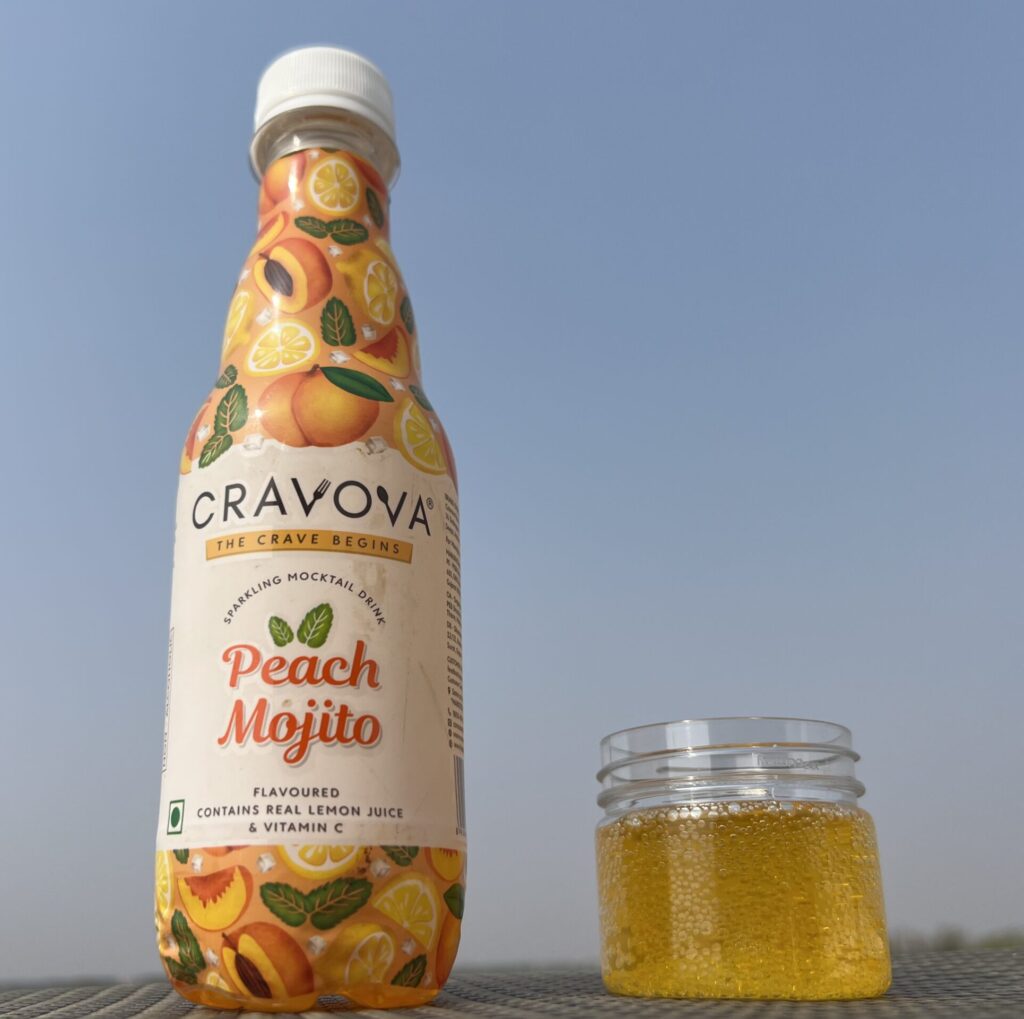 Cravova: Discovering Refreshing Mocktails at Home - Peach Mojito - TheMemoryBites