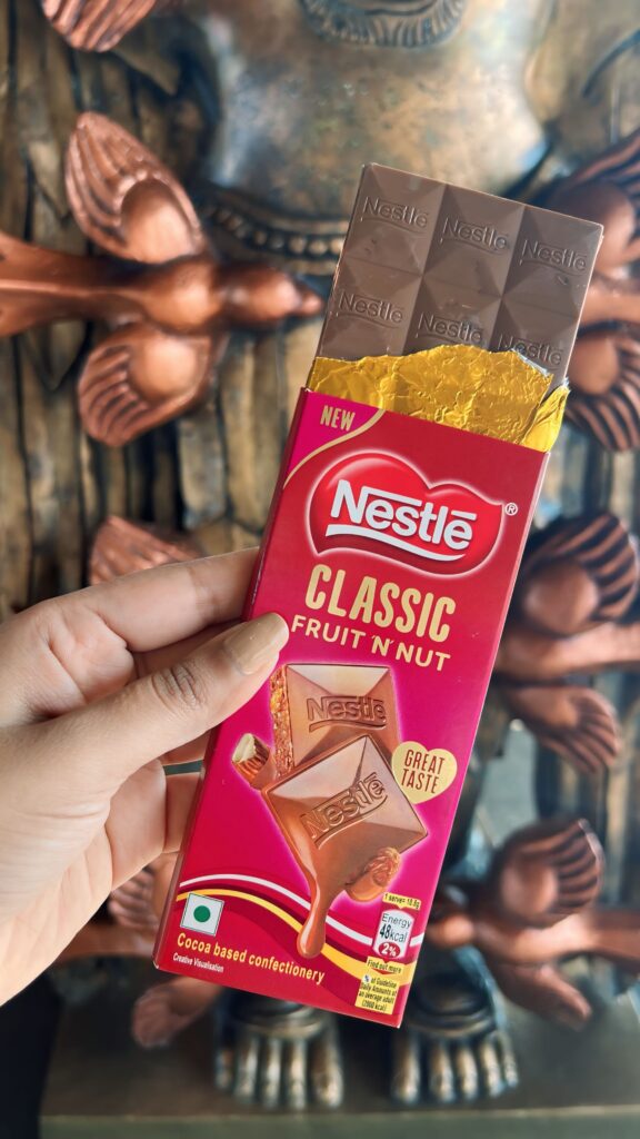 Nestle Fruit 'N' Nut: A Classic Treat - Chocolate Open - TheMemoryBites