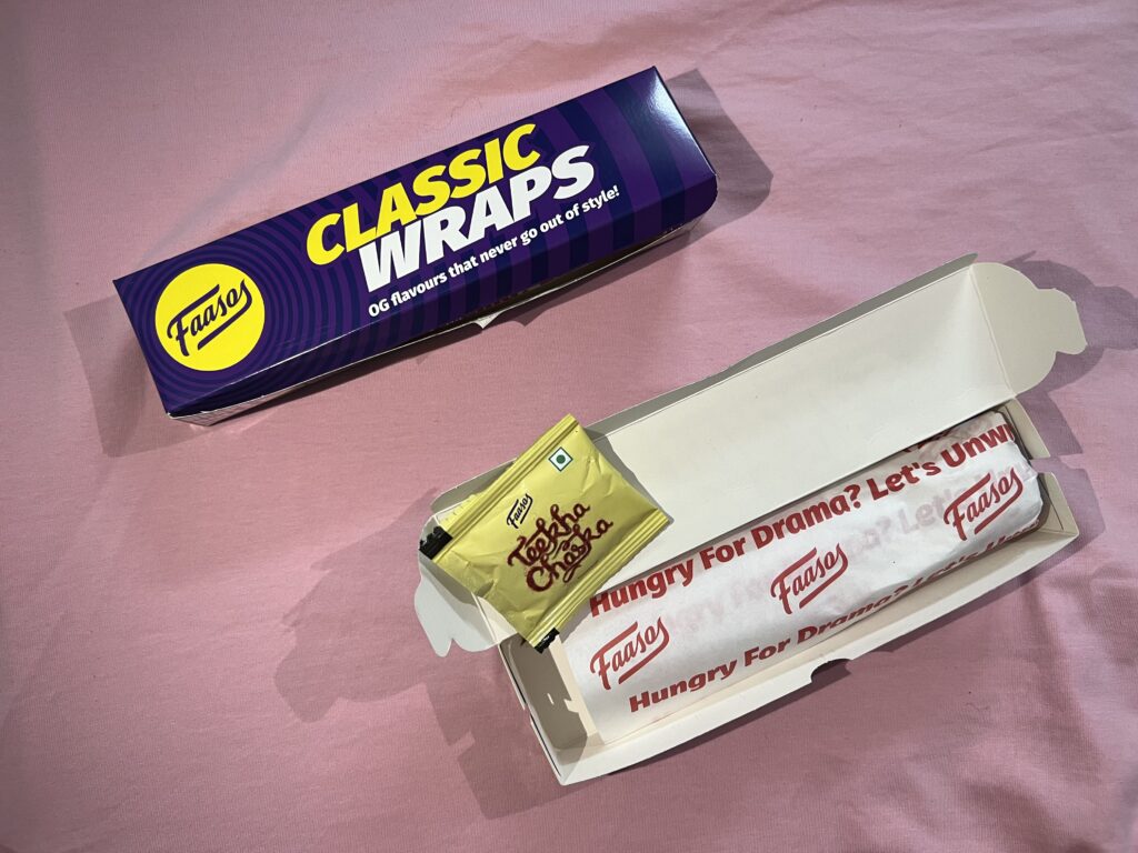 Satisfying Midnight Cravings with Faasos Wraps - Chicken tikka Wraps - TheMemoryBites