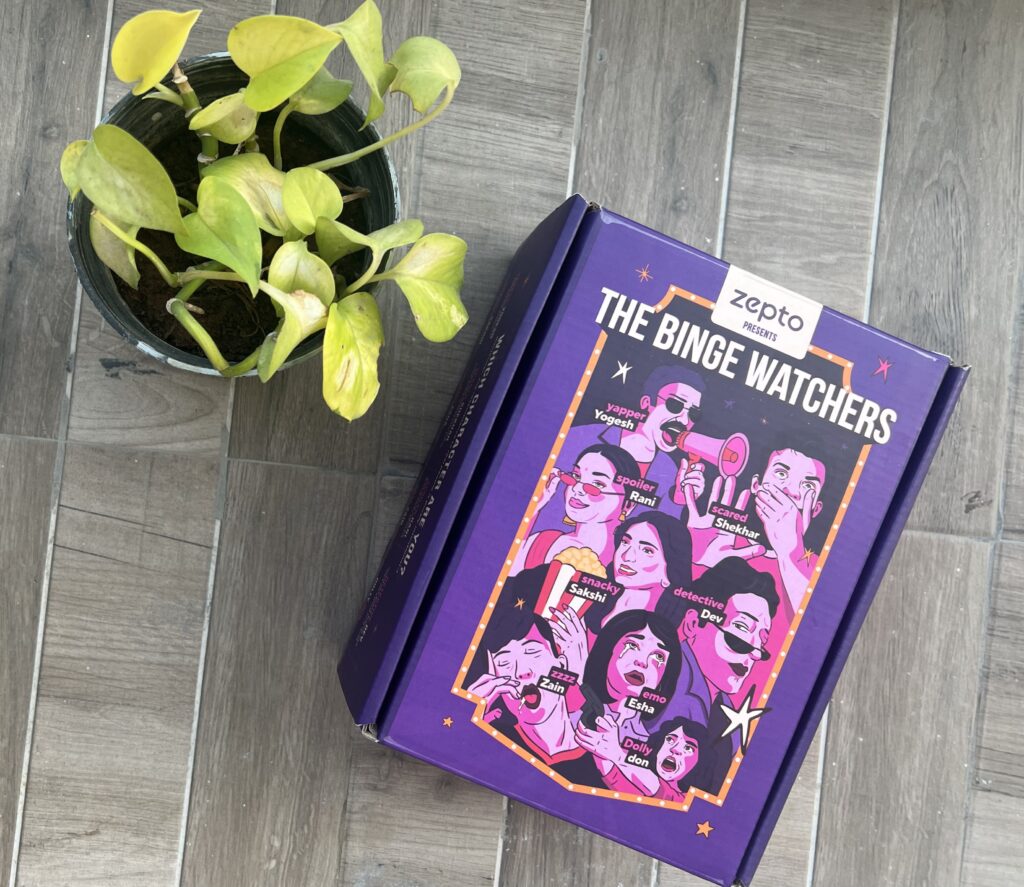 Zepto's Binge Watchers Box: Ultimate Comfort for Movie Lovers - Binge Box - TheMemoryBites