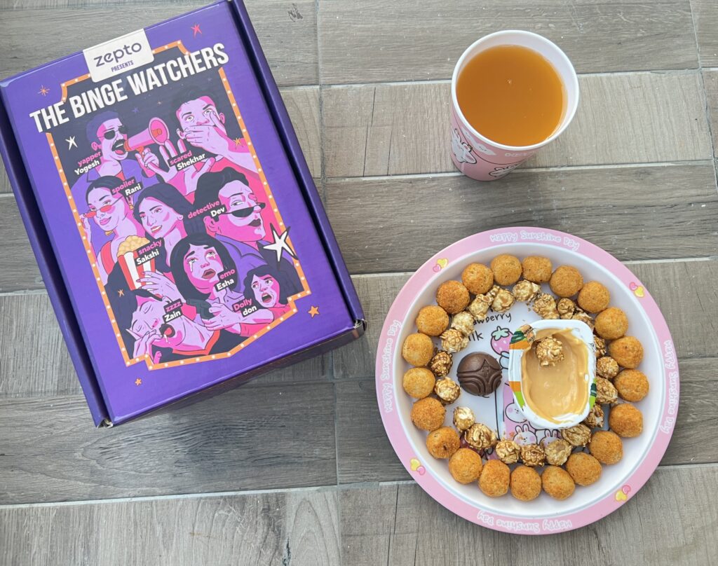 Zepto's Binge Watchers Box: Ultimate Comfort for Movie Lovers - Evening Snacks - TheMemoryBites