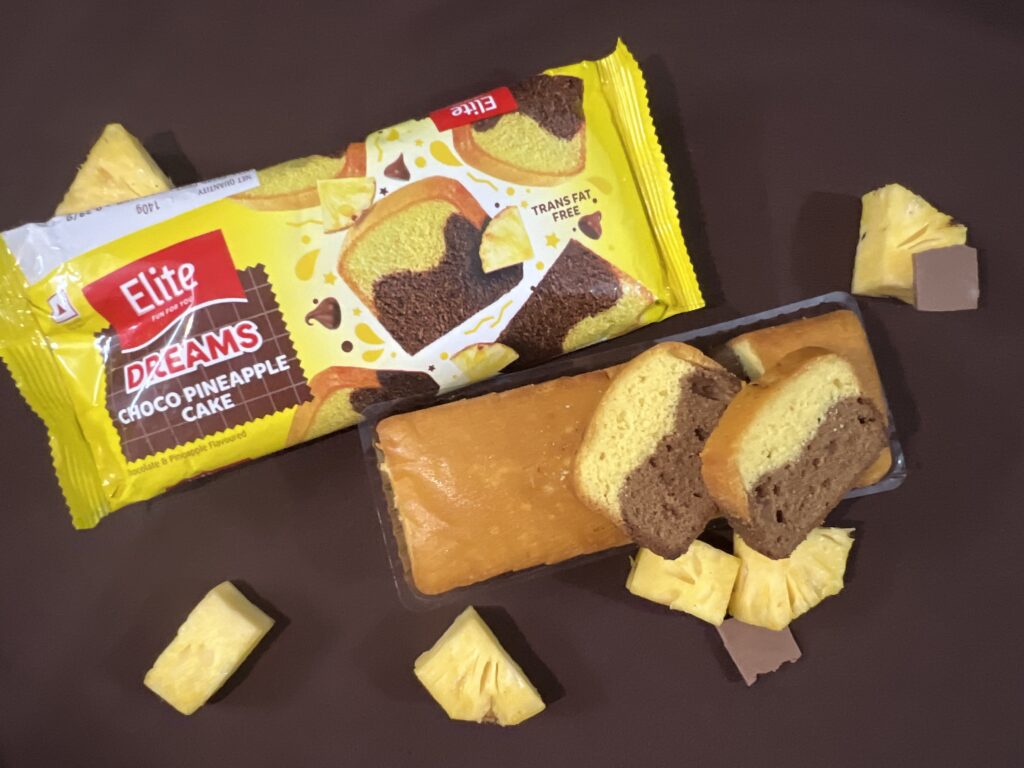 Elite Choco Pineapple Cake: The Best of Both Worlds - Choco Pineapple cake Slices - TheMemoryBites