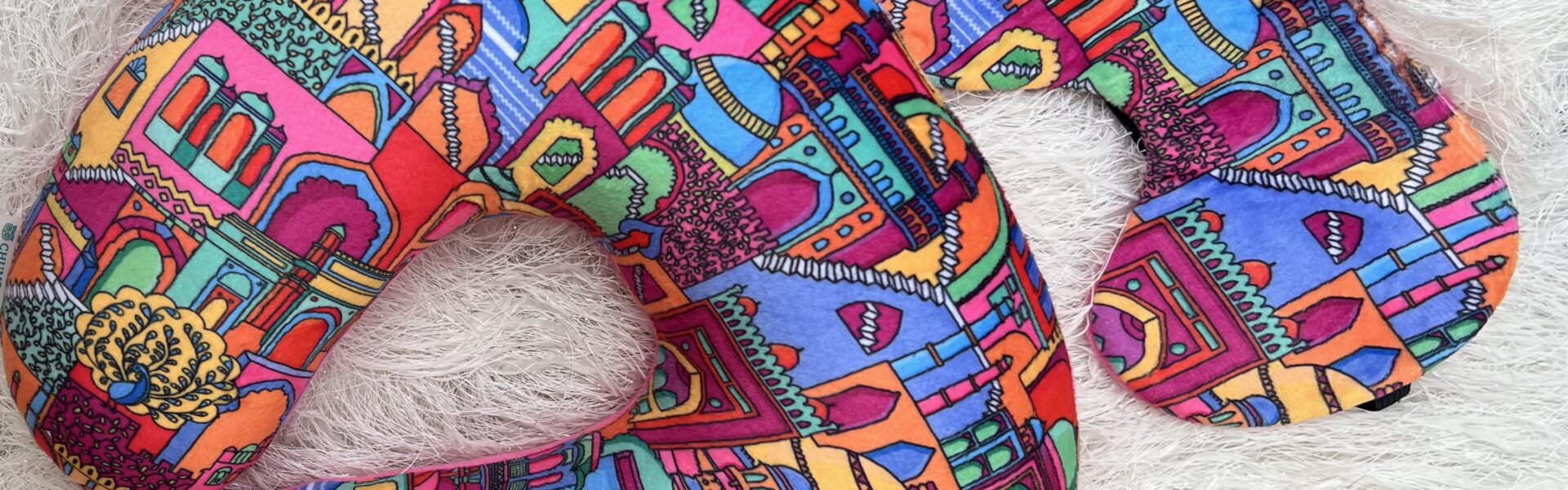 Travel in Style: How CHUMBAK Made My Journey More Joyful - Eye Mask with neck pillow- TheMemoryBites