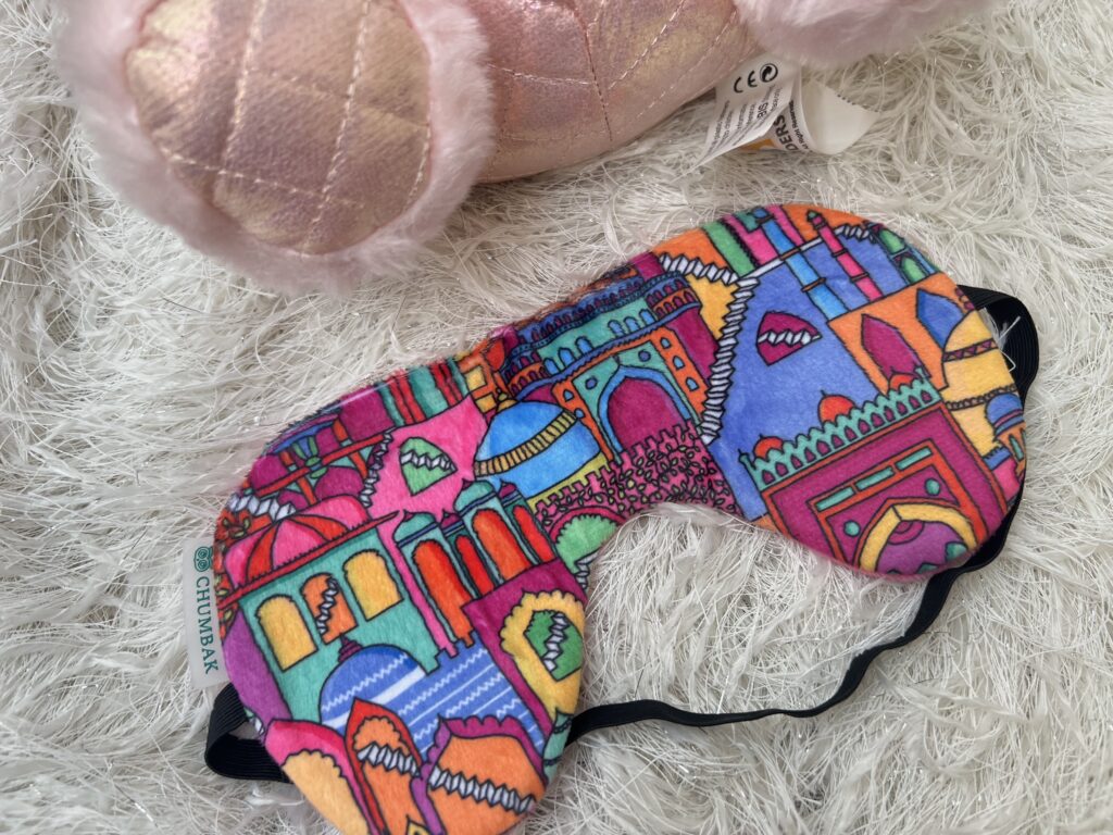 Travel in Style: How CHUMBAK Made My Journey More Joyful - Eye Mask - TheMemoryBites