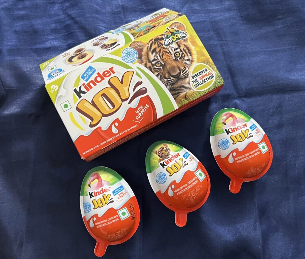 Discover the Jungle Inside Kinder Joy Natoons - Three Kinder Joys - TheMemoryBites