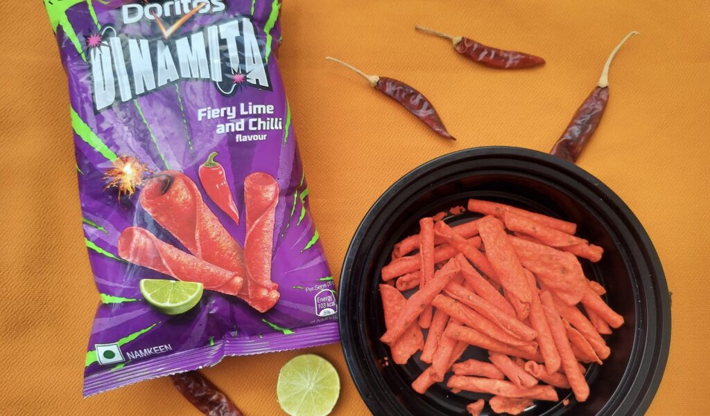 Doritos Dinamite: Tangy🍋, Spicy🌶️, and Totally Addictive - Chilli Lime Doritos Dinamite - TheMemoryBites