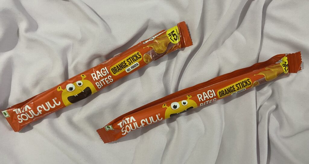 Healthy Meets Yummy: Tata Soulful Ragi Bites Choco Sticks - Ragi Bites Orange Stick - TheMemoryBites