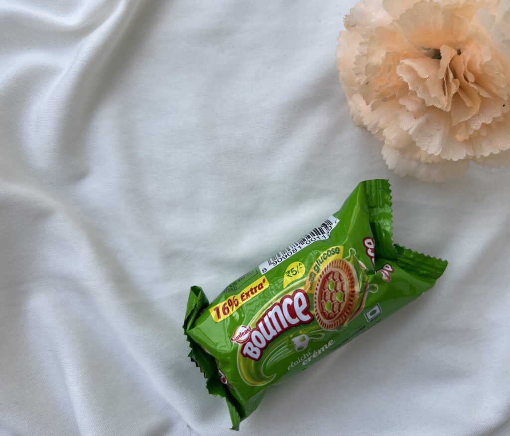Creme-Filled Nostalgia: Sunfeast Bounce and the Flavours of Youth - Elaichi Bounce Biscuits - TheMemoryBites