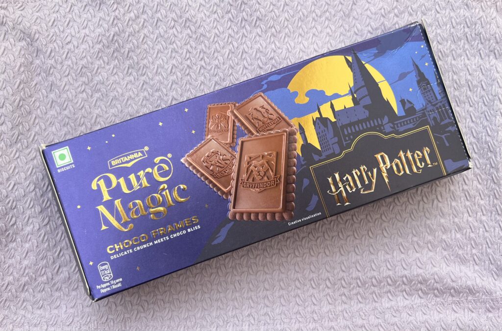 A Bite of Magic: Discovering Britannia Harry Potter Choco Frames - Harry Potter Biscuits - TheMemoryBites