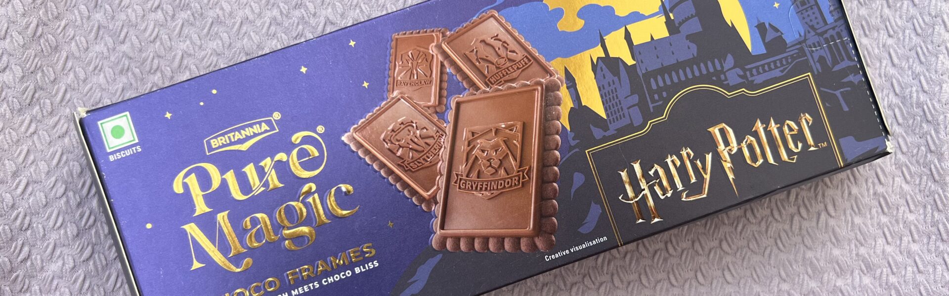 A Bite of Magic: Discovering Britannia Harry Potter Choco Frames - Harry Potter Biscuits - TheMemoryBites
