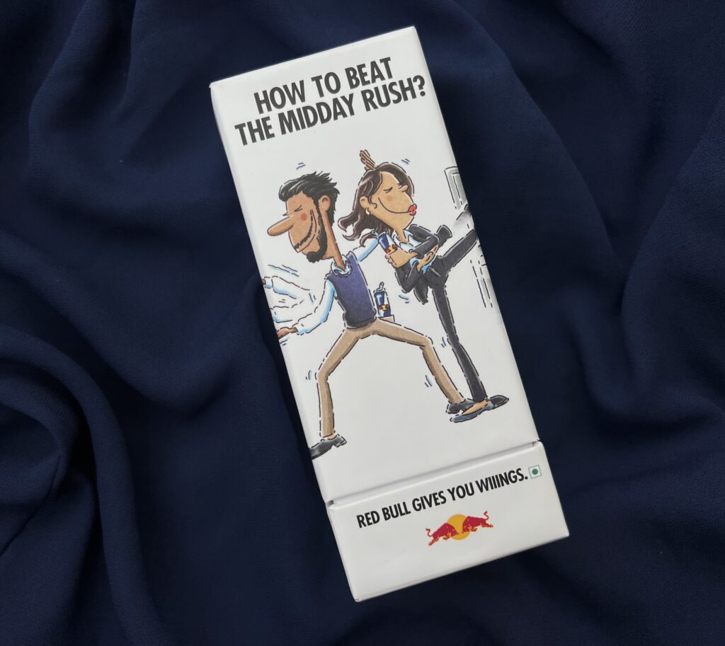 Surprise in a Cart: When Red Bull Brightened My Routine Day - Red Bull Box - TheMemoryBites