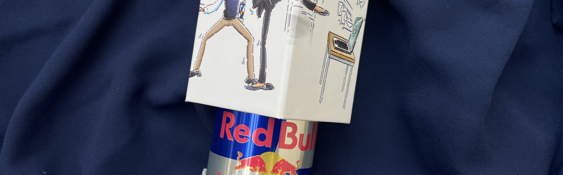 Surprise in a Cart: When Red Bull Brightened My Routine Day - Red Bull Box - TheMemoryBites