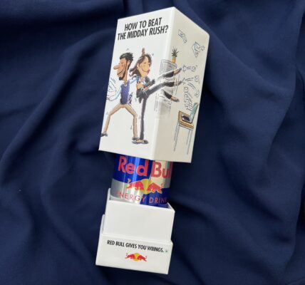 Surprise in a Cart: When Red Bull Brightened My Routine Day - Red Bull Box - TheMemoryBites
