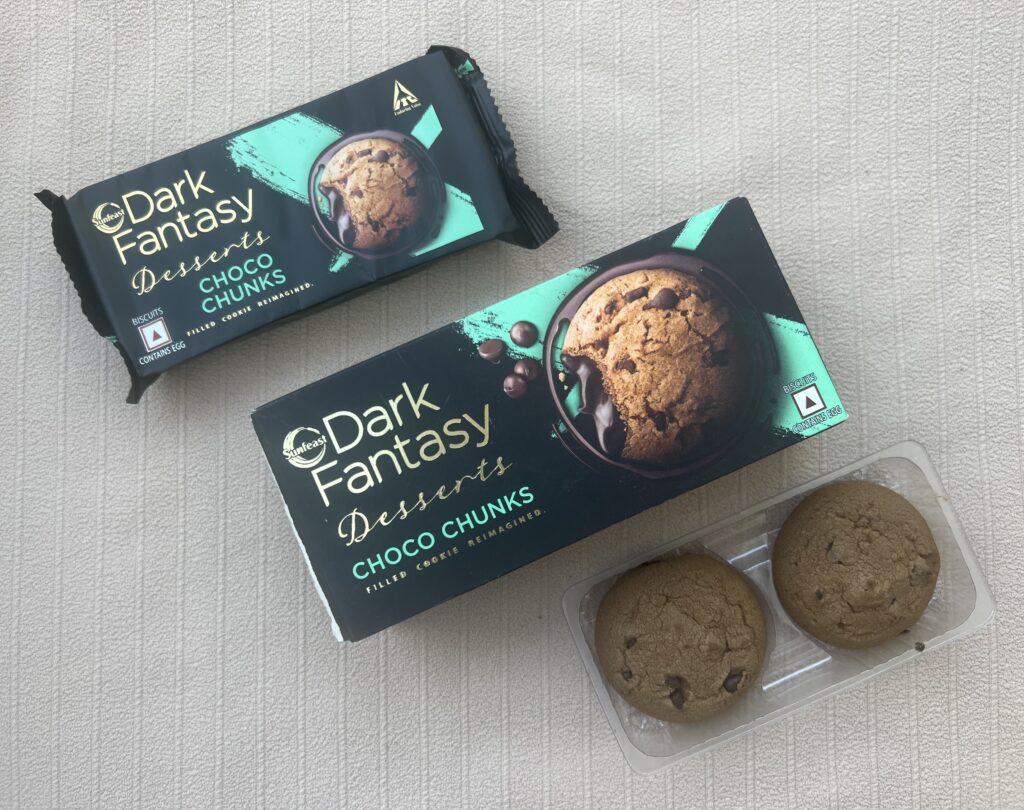 Molten Middles & Crunchy Edges: Magic of Dark Fantasy Cookies - Choco Chunks Dark Fantasy Cookies - TheMemoryBites