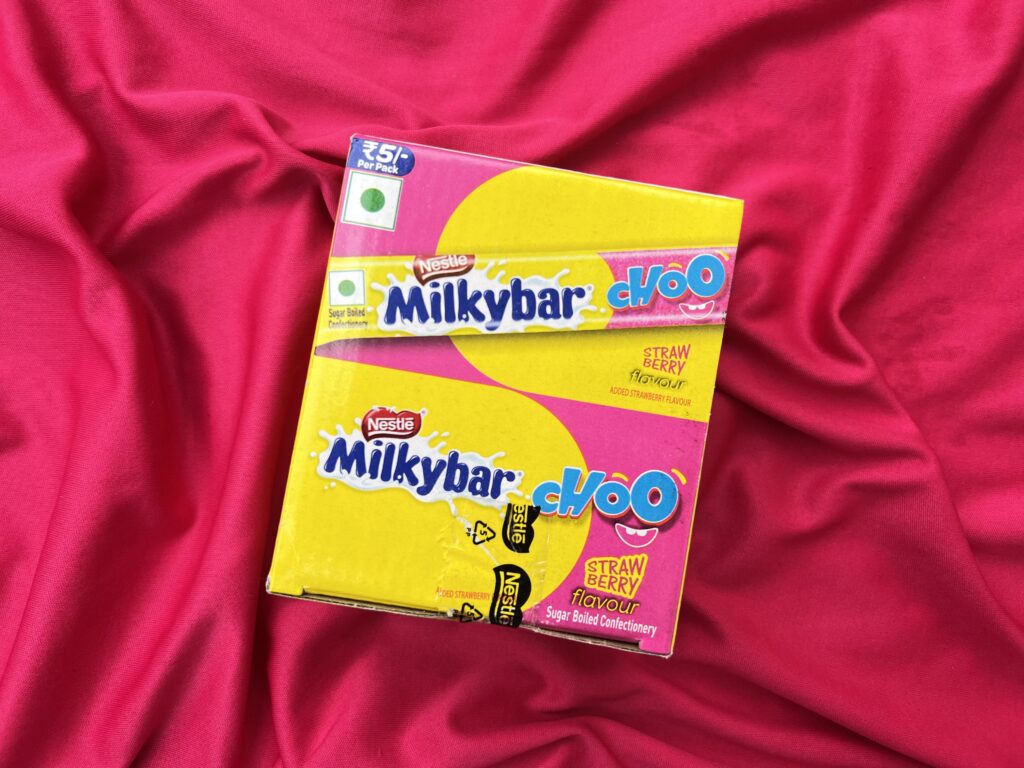 Milkybar Choo Strawberry: The Perfect Blend of Creamy and Fruity - Strawberry Choo Box - TheMemoryBites
