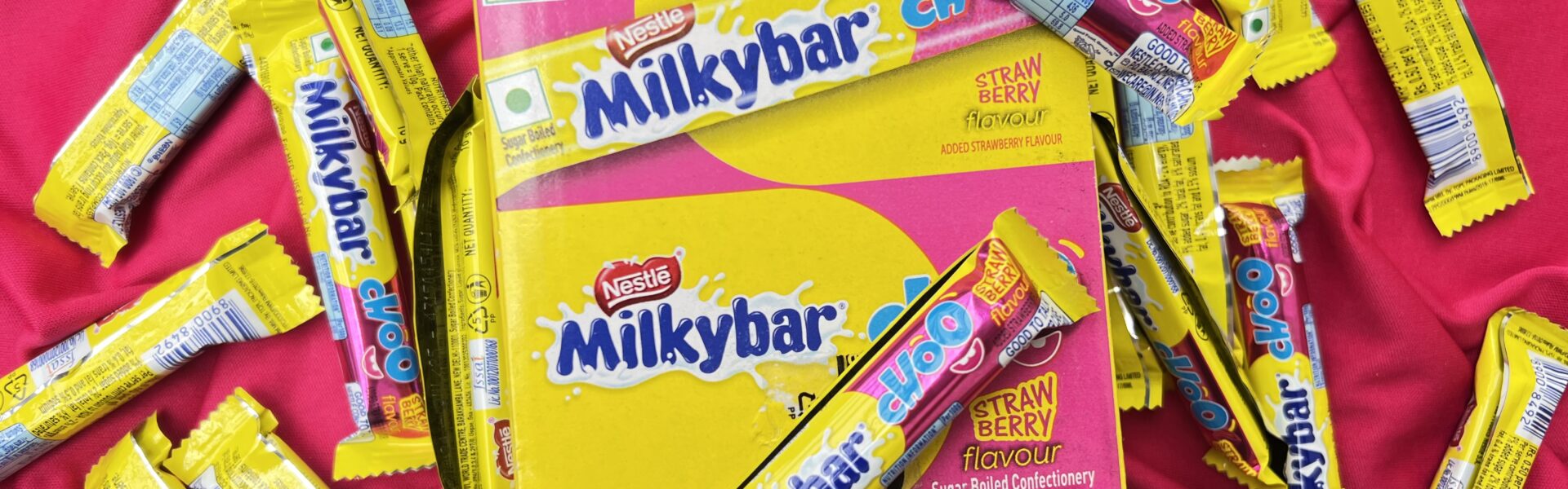 Milkybar Choo Strawberry: The Perfect Blend of Creamy and Fruity - Strawberry Choo Box Open - TheMemoryBites