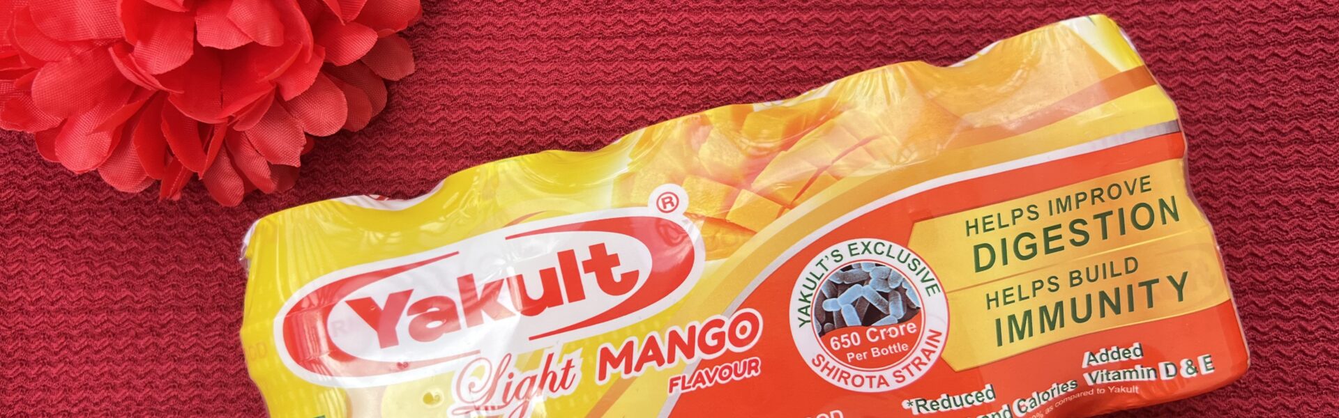 Tiny Bottle, Big Surprise: Exploring Yakult Mango Fusion - Yakult Mango - TheMemoryBites