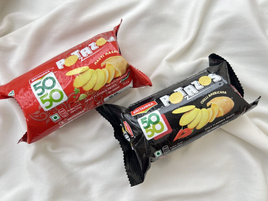 Britannia 50-50 Potazos: Crunchy, Masaledaar, and Addictive - TheMemoryBites