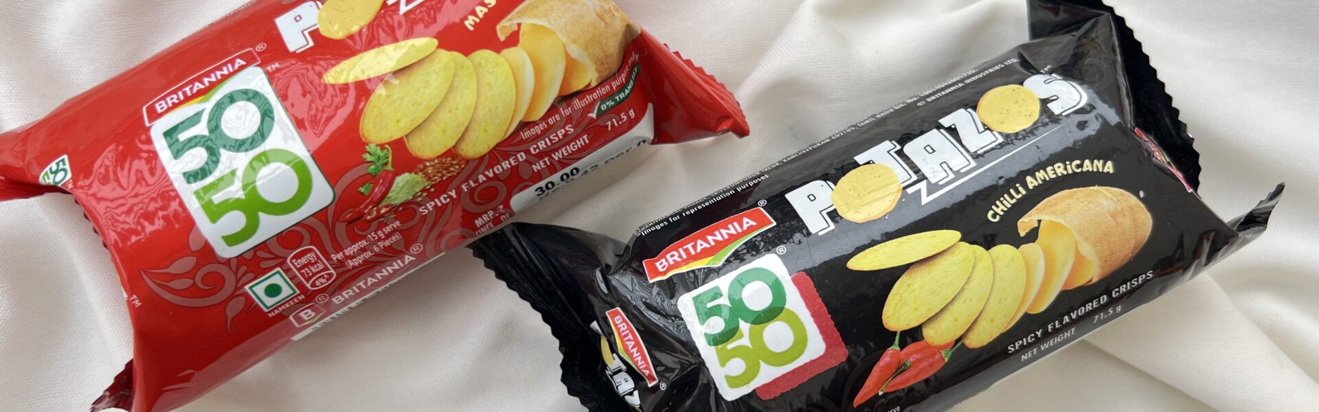 Britannia 50-50 Potazos: Crunchy, Masaledaar, and Addictive - TheMemoryBites
