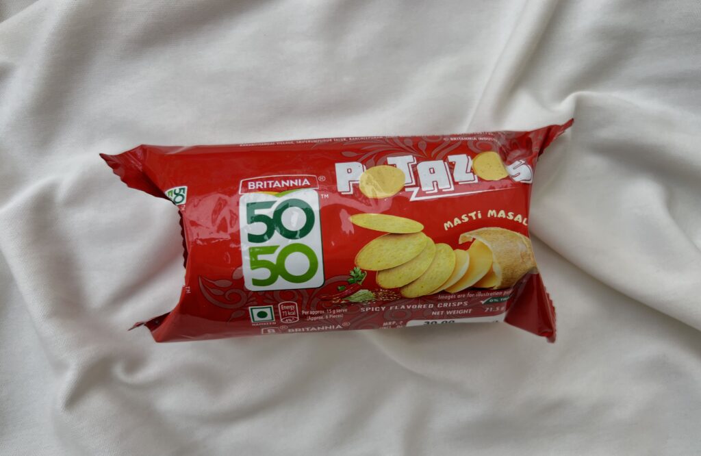 Britannia 50-50 Potazos: Crunchy, Masaledaar, and Addictive - TheMemoryBites
