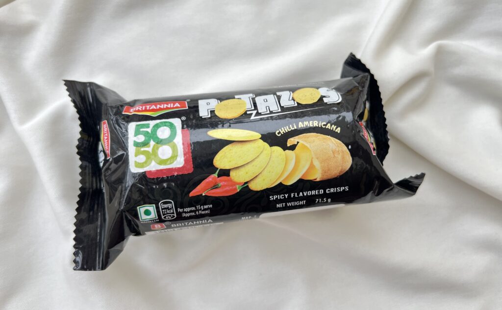 Britannia 50-50 Potazos: Crunchy, Masaledaar, and Addictive - TheMemoryBites