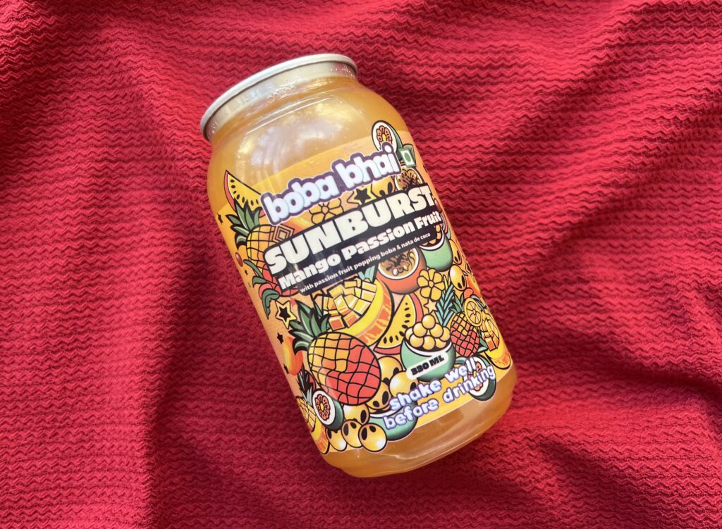 Sipping Sunshine: Boba Bhai Sunburst Mango Passion Fruit - TheMemoryBites