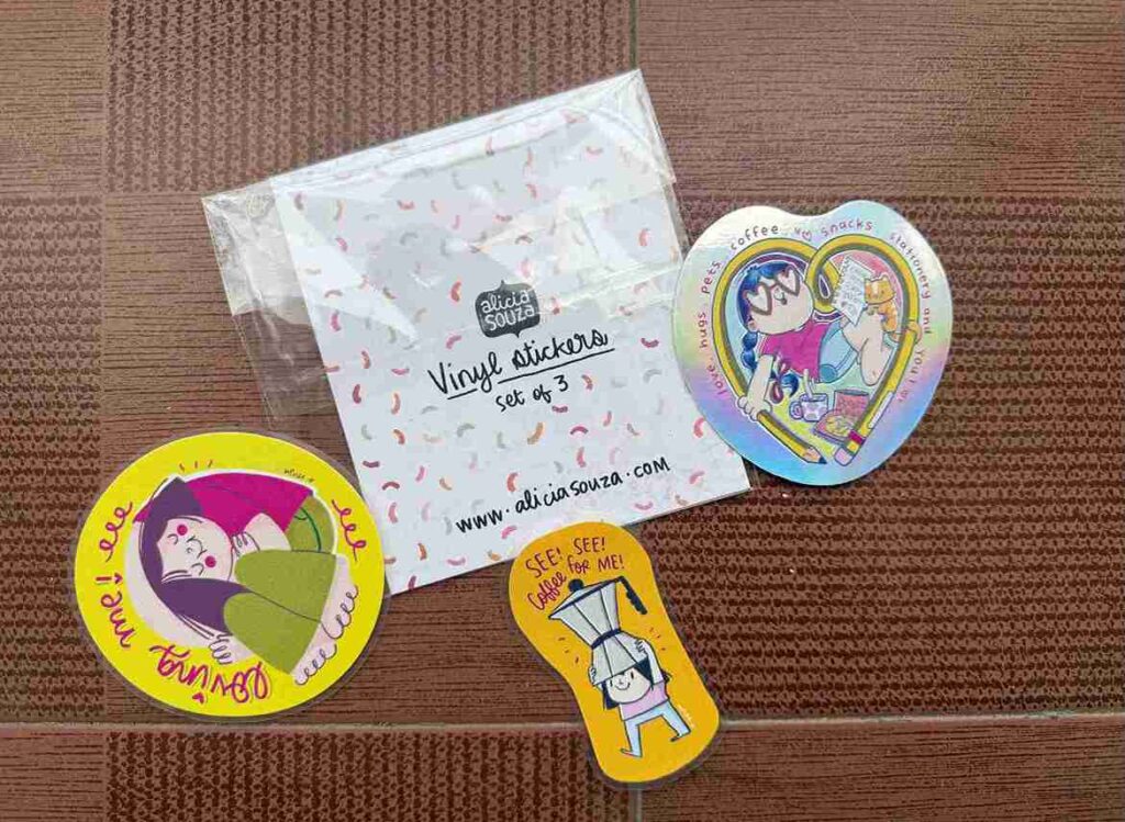 New Month, New Goals: Alicia Souza Box #2 Unboxed - TheMemoryBites - Stickers