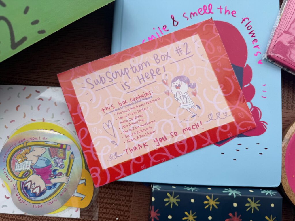 New Month, New Goals: Alicia Souza Box #2 Unboxed - TheMemoryBites - Subscription Note